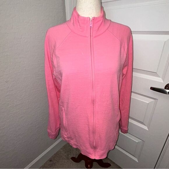 T by Talbots Zipper Front Long Sleeve Jacket - Picture 1 of 10
